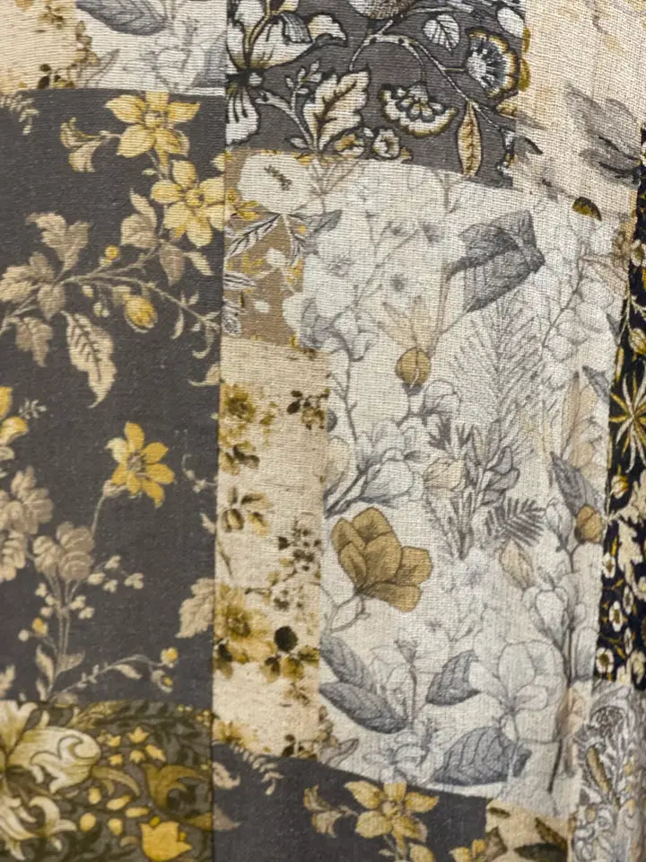 Patchwork Print Duster O/S