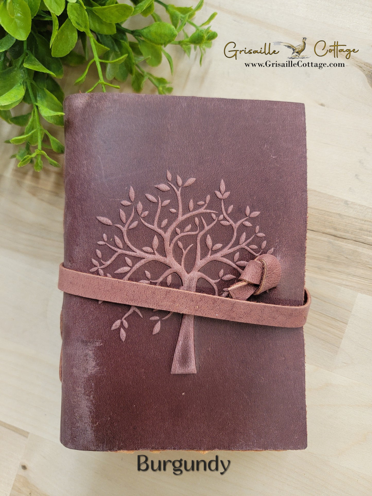 Tree Embossed Leather Journal
