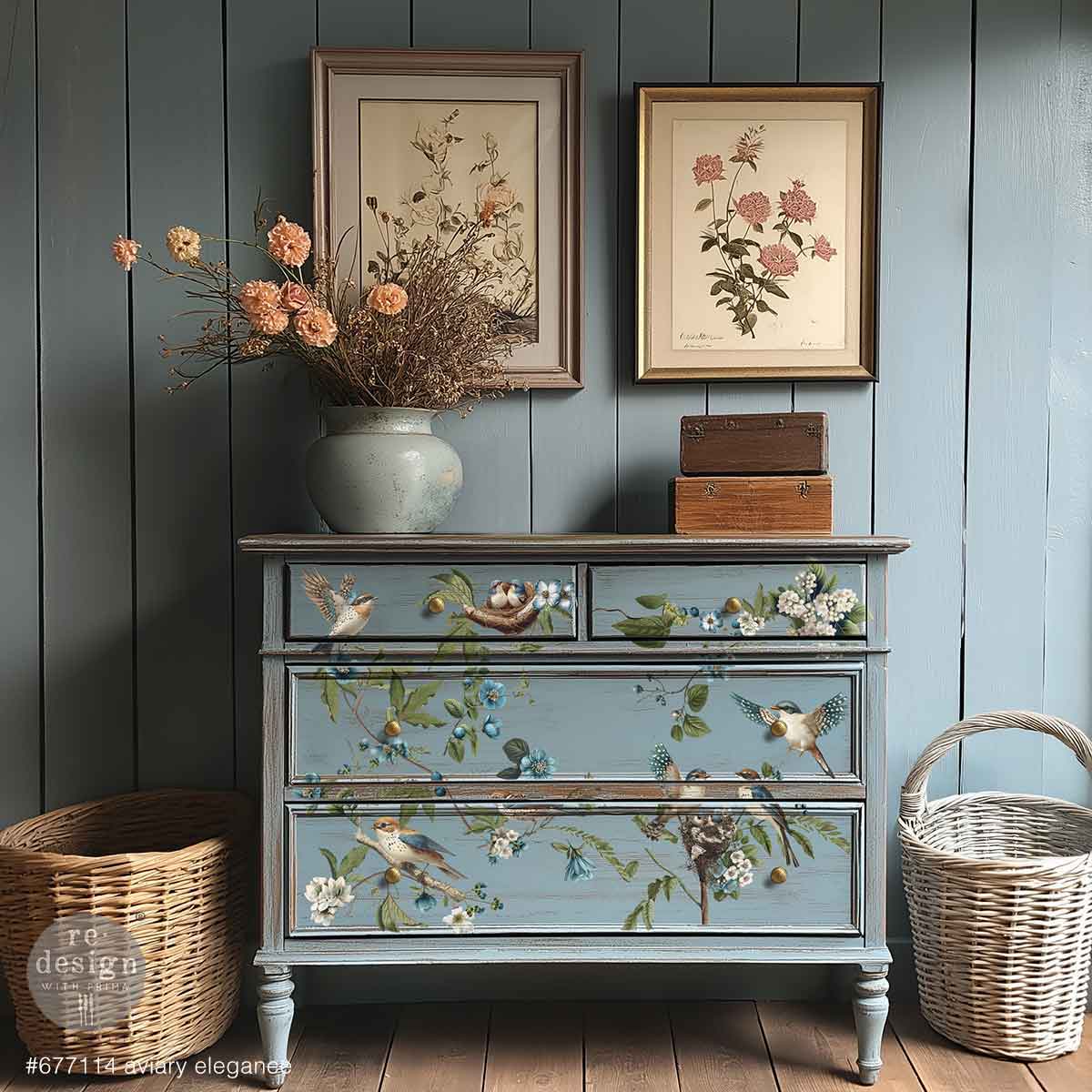 Aviary Elegance 24"x35" (4-Sheets) - Decor Transfers®