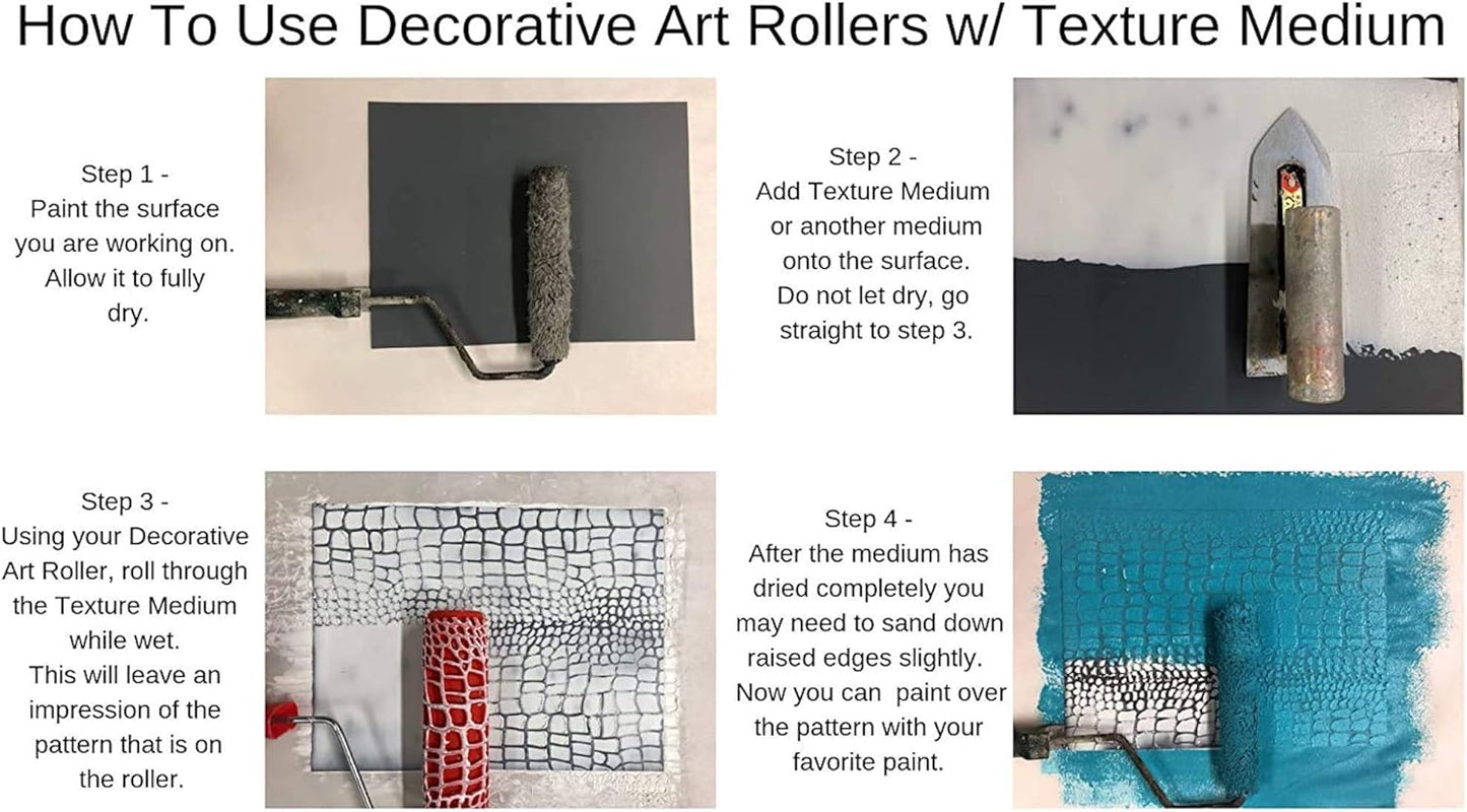 Organic Groove - Texture Fauxy Red Roller
