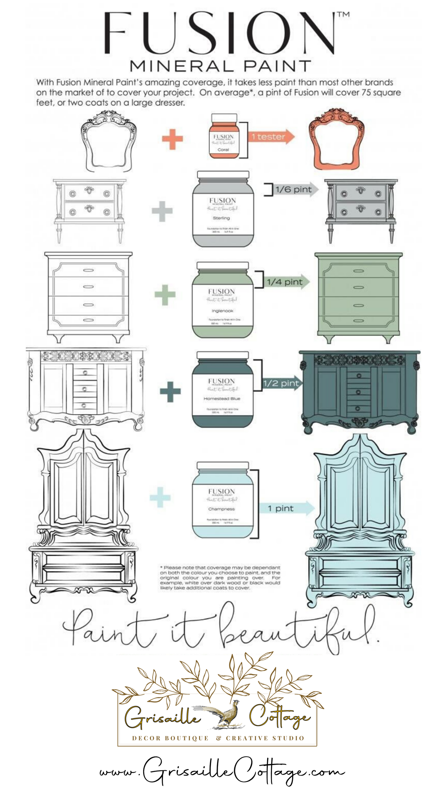 HEIRLOOM - FUSION Mineral Paint - Extended Collection