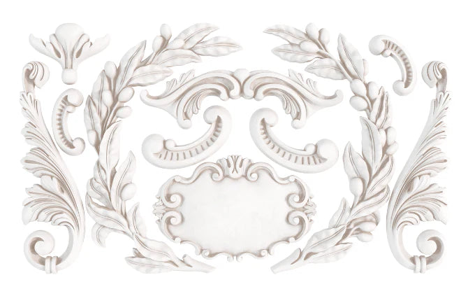Olive Crest ~ IOD Decor Mould 2022