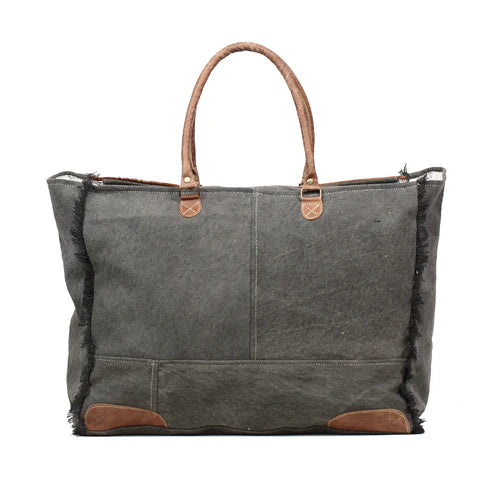 Handmade Stamped Weekender Bag S-1201 - Myra Bag