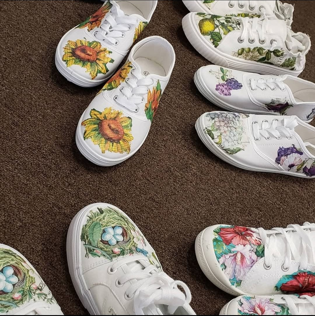 TBD - Decoupage Your Tennis Shoes