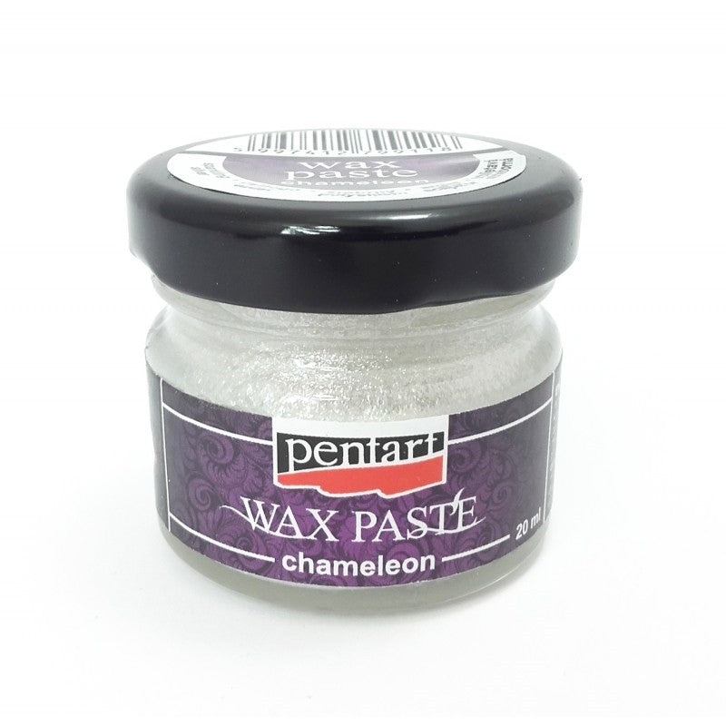 Sparkling Silver Chameleon 4607 - Pentart Metallic Embellishing Wax Paste