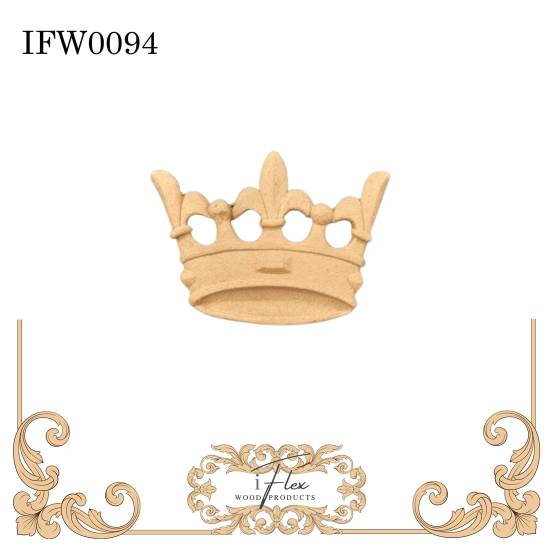 Kings Crown 0094 - iFlex Heat Bendable Embellishment