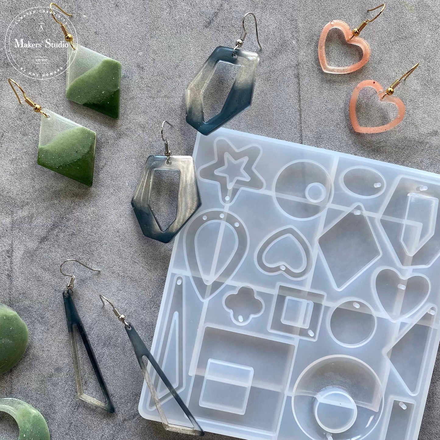 Resin Mold - Assorted Earring & Necklace