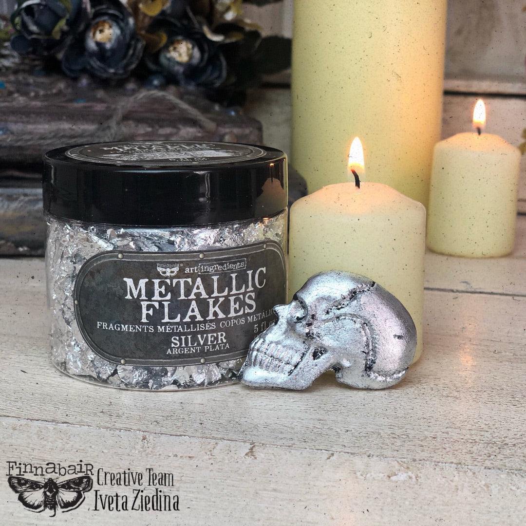 Metallic Flakes - SILVER by Art Extravagance