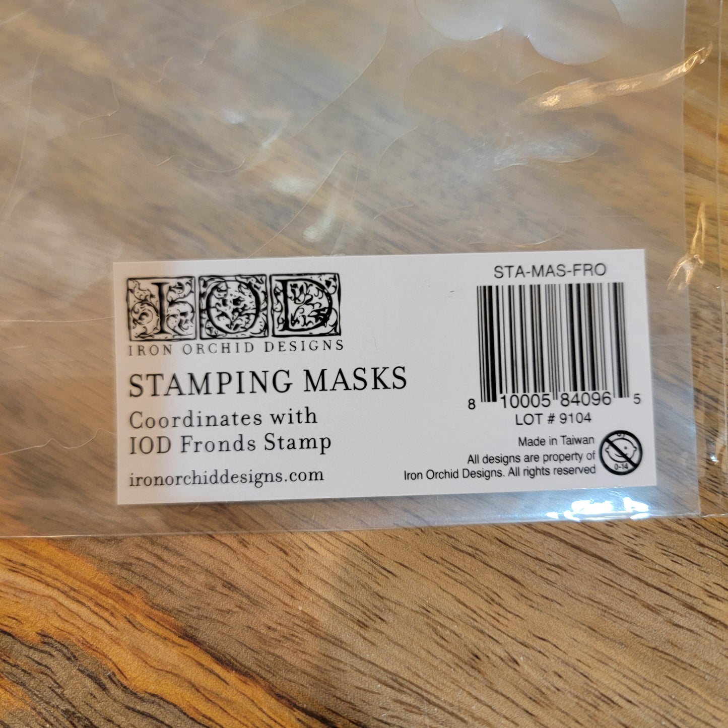 Fronds IOD Stamp Masks