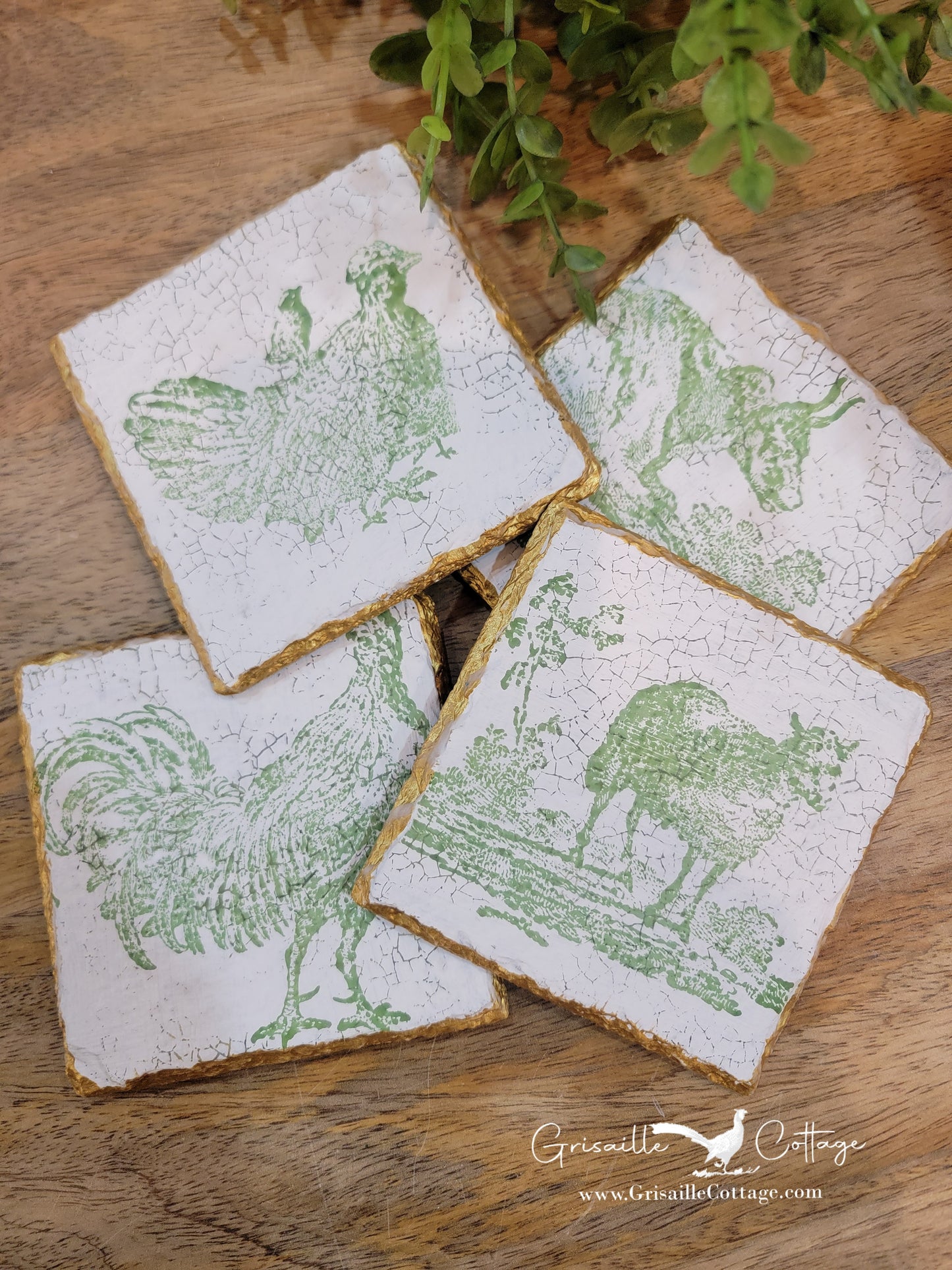 01-24-26 (12pm-2pm) Spring Slate Coaster Set