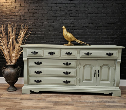Cottage Garden Distressed Cabinet - (𝐏𝐢𝐜𝐤-𝐔𝐩 𝐎𝐧𝐥𝐲)
