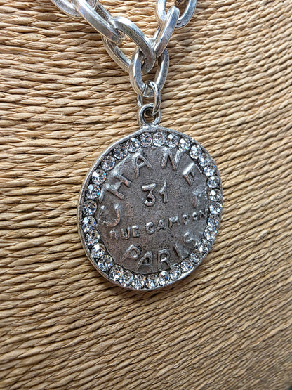 Chanel 31 Rue Paris Cambon Coin & Crystal Necklace Style 1401S- Yochi NY
