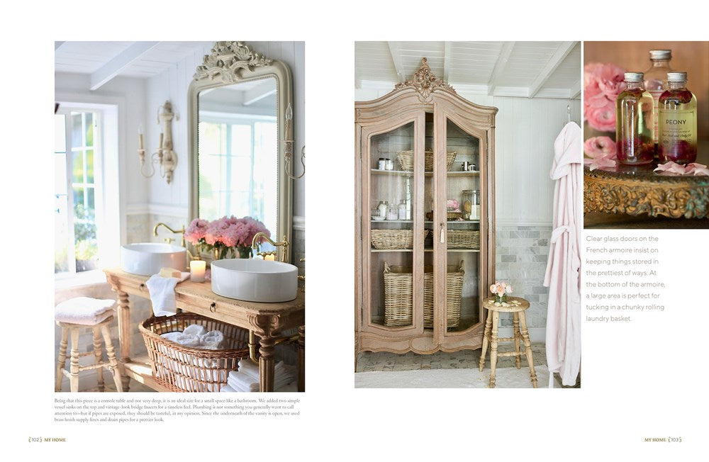 French Country Cottage - Hard-Back Table Book