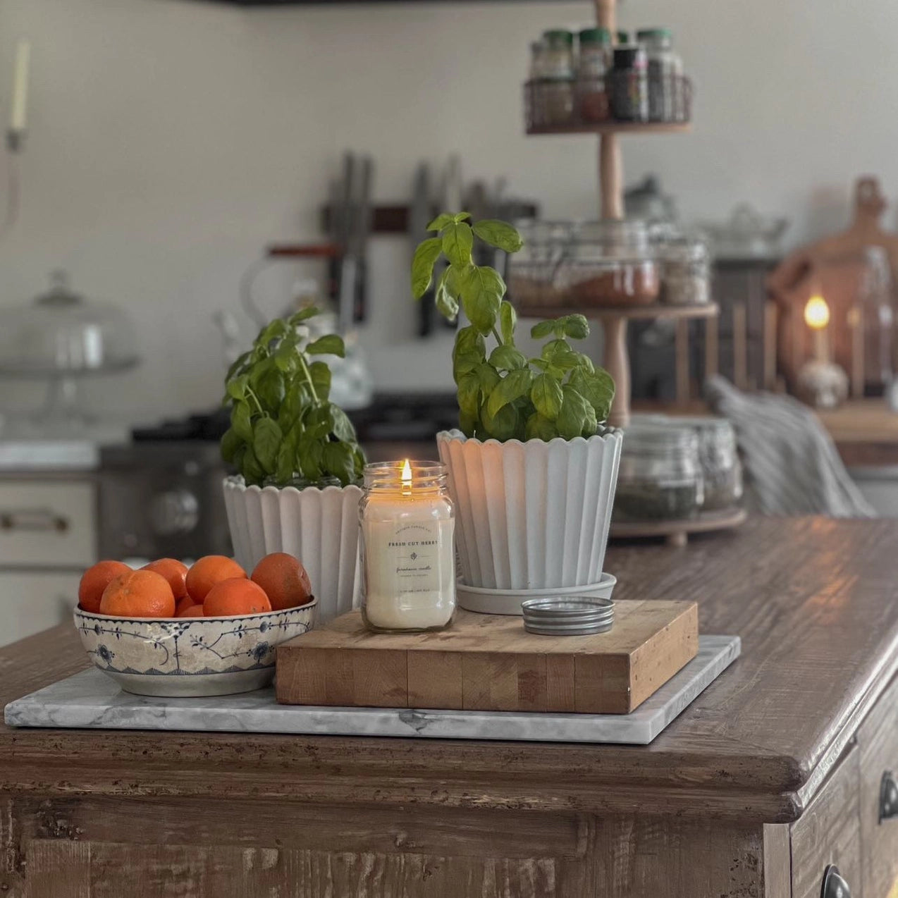 Fresh Cut Herbs - Antique Candle Co. 16oz