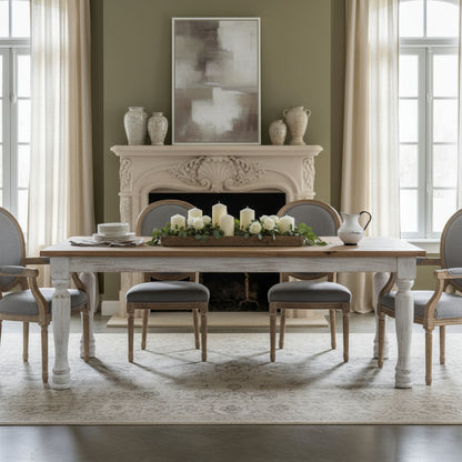 French Countryside Dining Table - (𝐏𝐢𝐜𝐤-𝐔𝐩 𝐎𝐧𝐥𝐲)