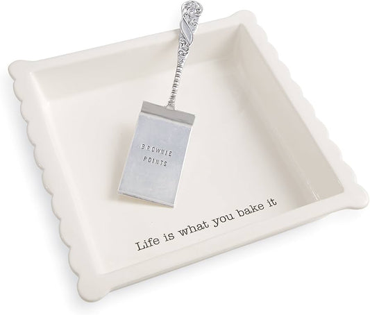 Brownie Points Pan by Mud Pie