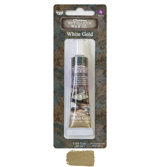 White Gold .68floz Tube - Metallic Accent Wax
