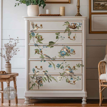 Aviary Elegance 24"x35" (4-Sheets) - Decor Transfers®