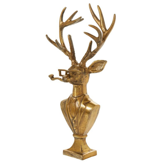 Frankie the Stag Bust - Authentic E&E Eloise Collection Bronzed Aluminum Bust