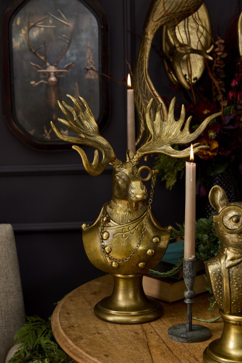 Eugene the Moose Bust - Authentic E&E Eloise Collection Bronzed Aluminum Bust