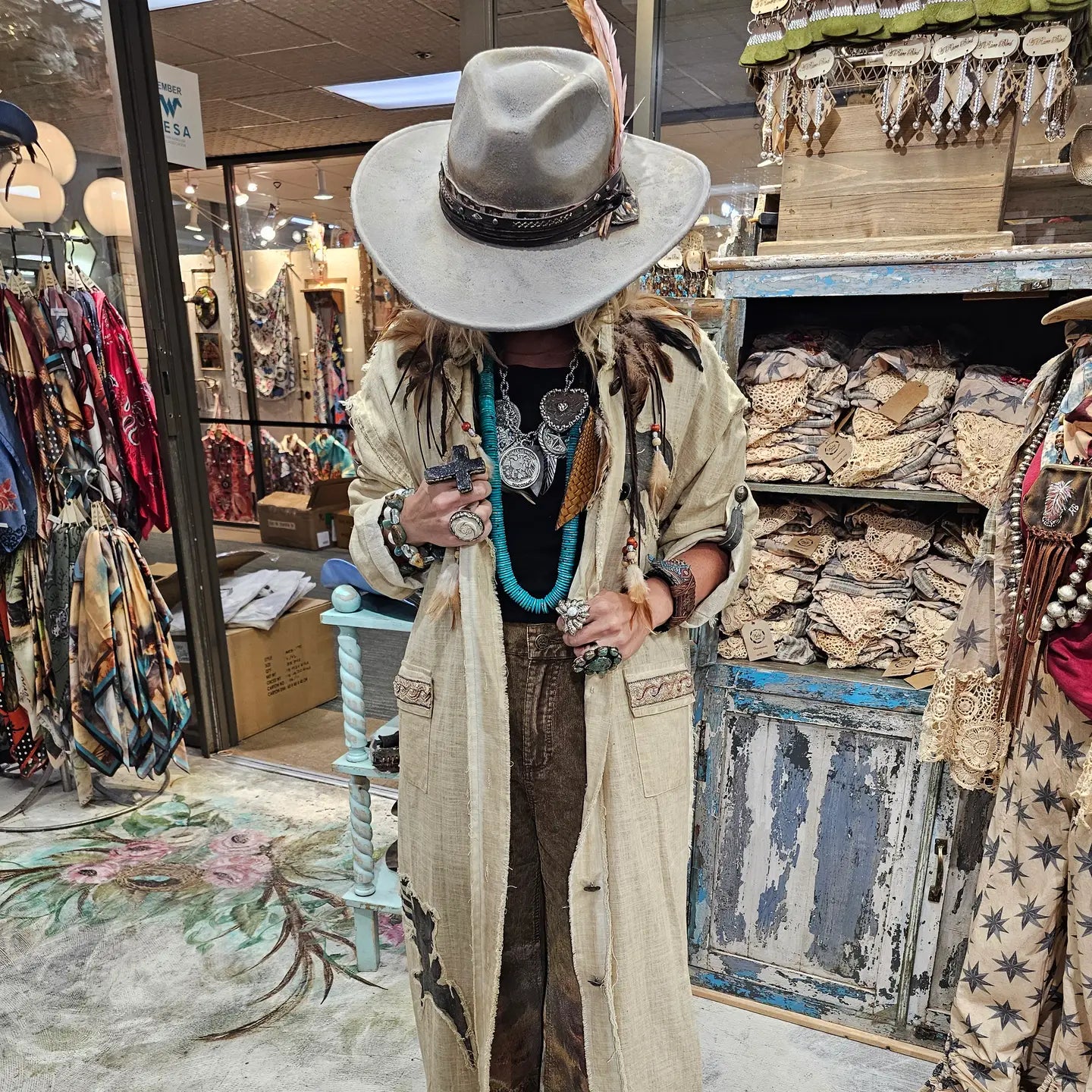 Warrior Indian Wisdom Duster - A Rare Bird