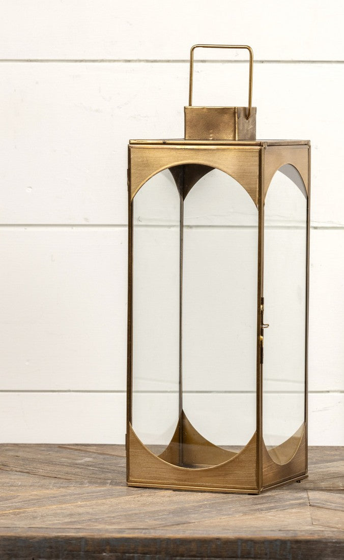 Gold Lanterns Lg 13.5in