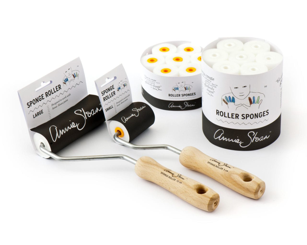 Sponge Roller Refills Large 10cm (3.93in) Pack 7