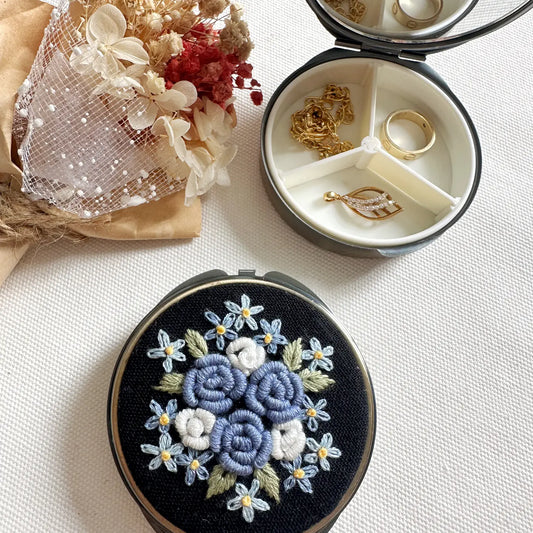 Embroidered Trinket Case