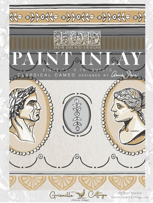 Classical Cameo by Annie Sloan - 8 Sheet, 12x16 Pad IOD Paint Inlay™