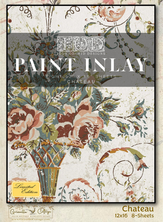 Chateau - 8 Sheet 12x16 Pad IOD Paint Inlay™