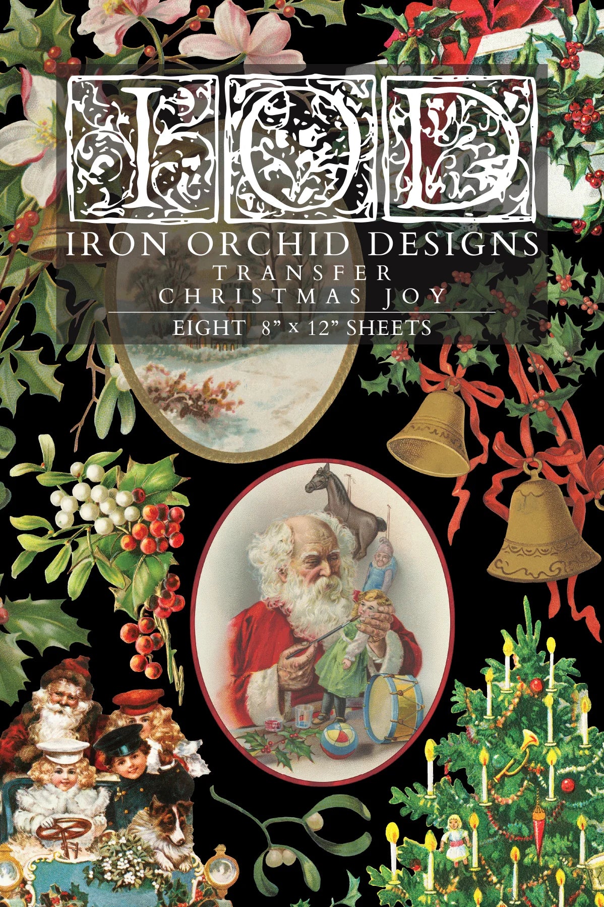Christmas Joy - 8 Sheet, 8x12 Pad IOD Decor Transfer™