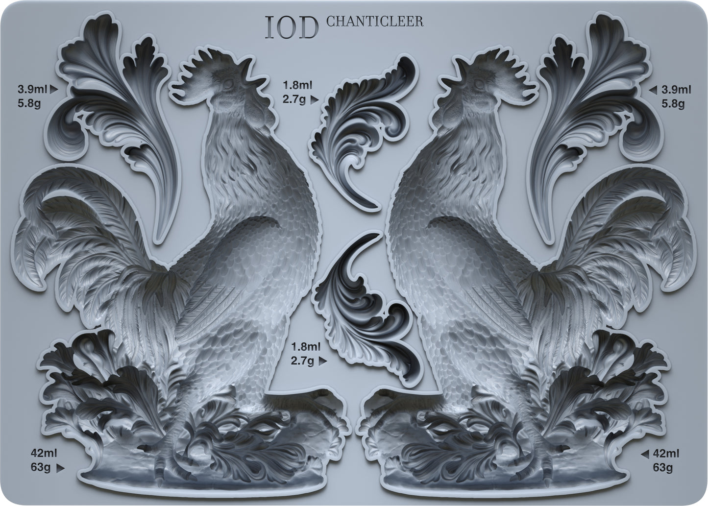 Chanticleer - IOD Decor Mould