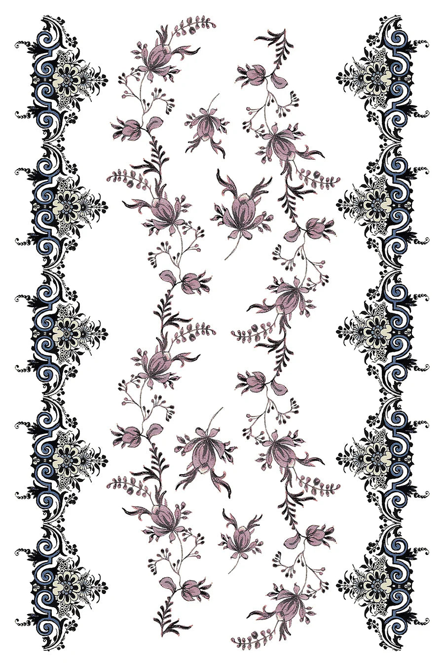 Fairytale Florals - 8 Sheet, 8x12 Pad IOD Decor Transfer™