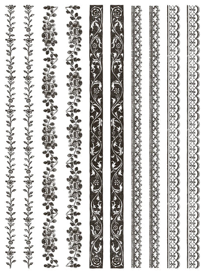 Delft Traditions Noir 8-sheet, 12x16 - IOD Paint Inlay™