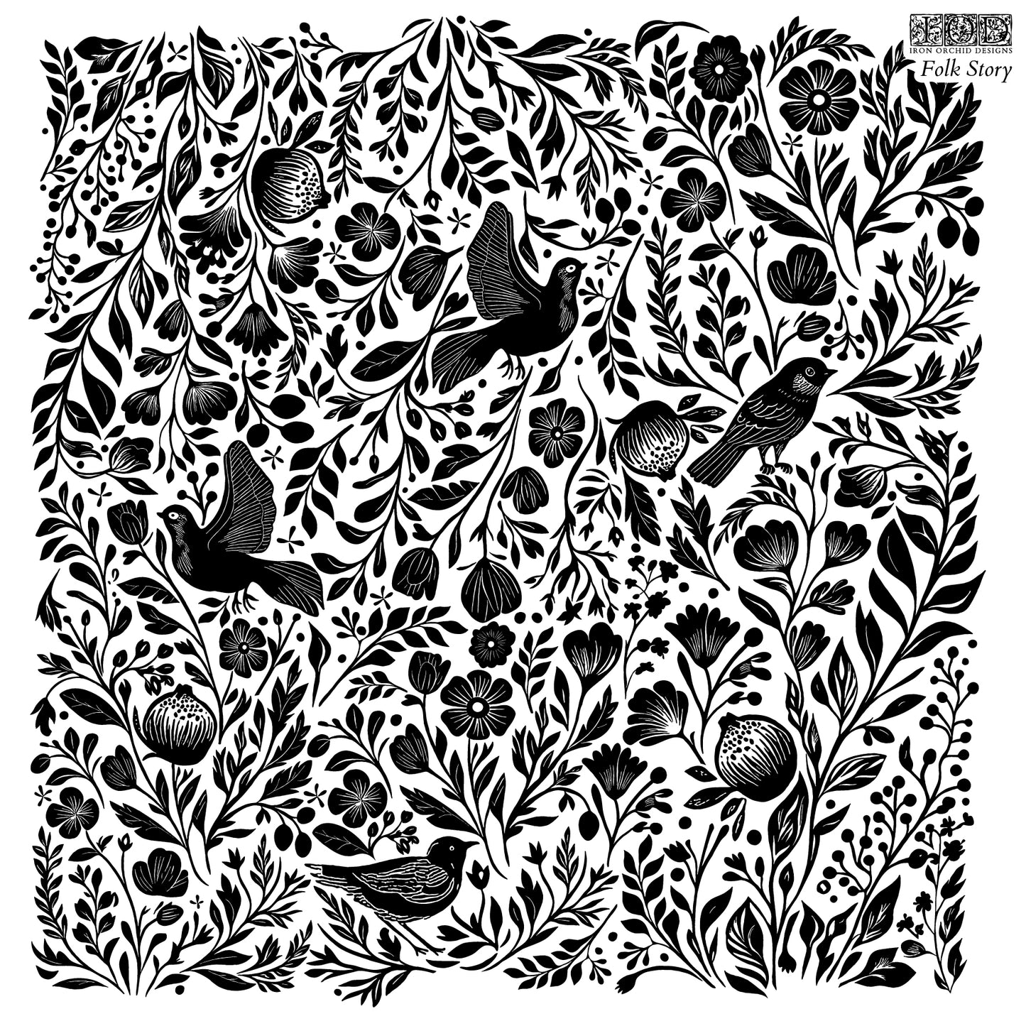 Folk Story - IOD Decor Stamp