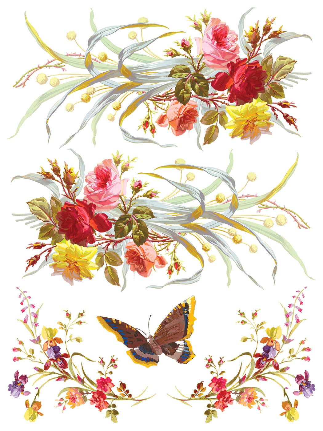 Saint Germain - 8 Sheet, 12x16 Pad IOD Decor Transfer™