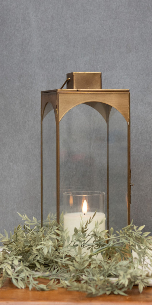 Gold Lanterns Lg 13.5in