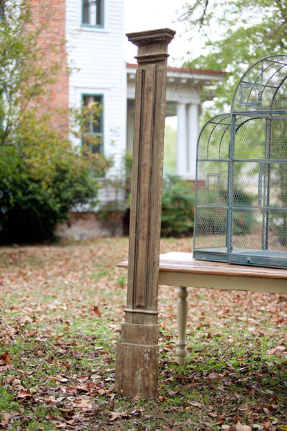 Wooden Trim Column Molding Relic - (𝐏𝐢𝐜𝐤-𝐔𝐩 𝐎𝐧𝐥𝐲)