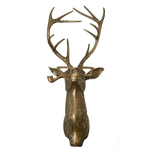 Frankie the Stag - Authentic E&E Eloise Collection Bronzed Aluminum Wall Mount - (𝐏𝐢𝐜𝐤-𝐔𝐩 𝐎𝐧𝐥𝐲)