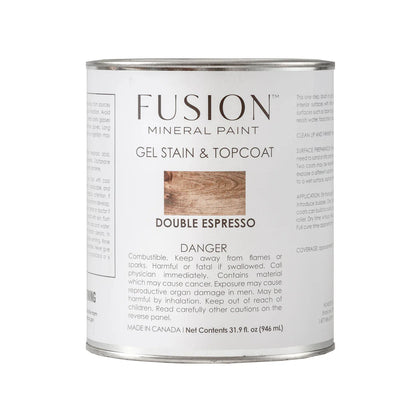 DOUBLE ESPRESSO - Gel Stain & Top Coat 946ml (31.9oz)