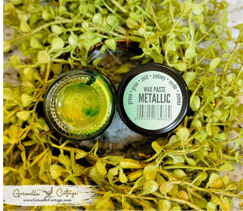 Green - Pentart Metallic Embellishing Wax Paste