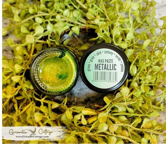 Green - Pentart Metallic Embellishing Wax Paste
