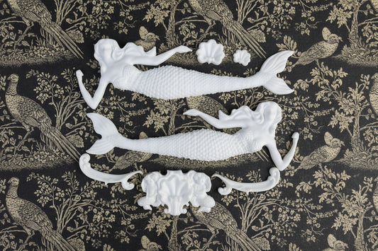 Sea Sisters 2018 - IOD Moulded Casted Resin Applique Set