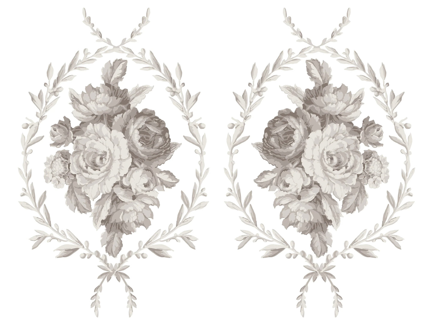 Trompe Le' Oeil Laurel - 4 Sheet, 12x16 Pad IOD Paint Inlay™