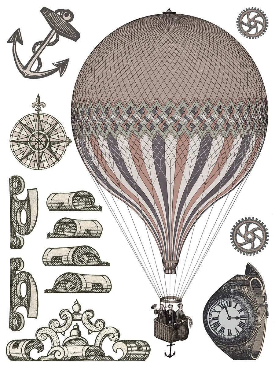 Exploration - 8 Sheet, 12X16 Pad IOD Decor Transfer™   RETIRED