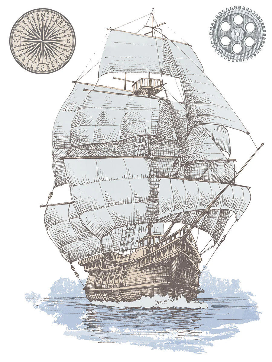 Exploration - 8 Sheet, 12X16 Pad IOD Decor Transfer™   RETIRED