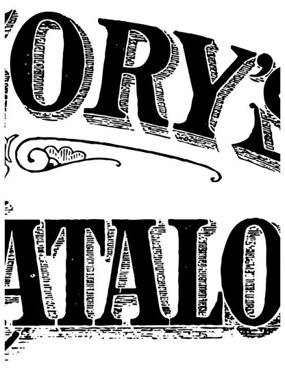 Gregory's Catalogue - 8 Sheet - IOD Paint Inlay™