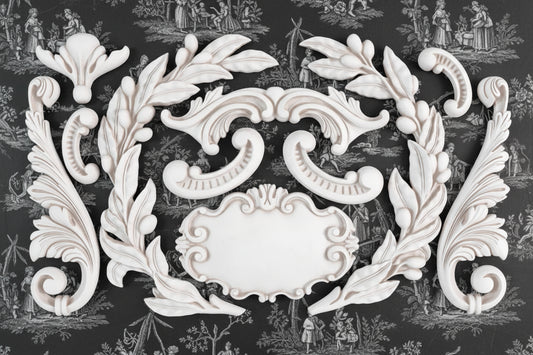 Olive Crest 2022 - Casted Resin Applique Set