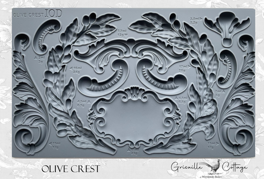 Olive Crest ~ IOD Decor Mould