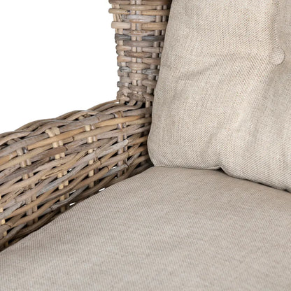 Cottage Rattan Wing Chair - (𝐏𝐢𝐜𝐤-𝐔𝐩 𝐎𝐧𝐥𝐲)